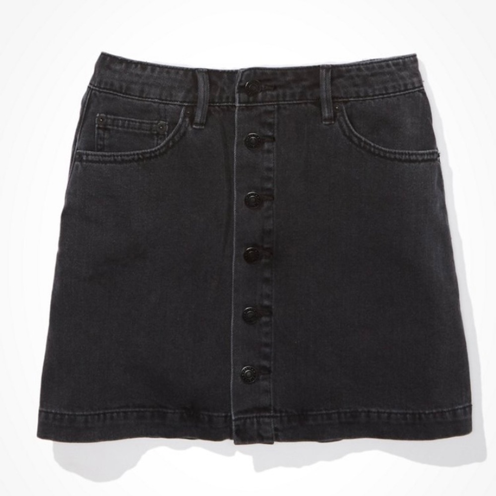 American eagle Aline high waist denim skirt